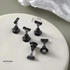 Pezzo di scacchi in plastica singolo (07 trasparente)