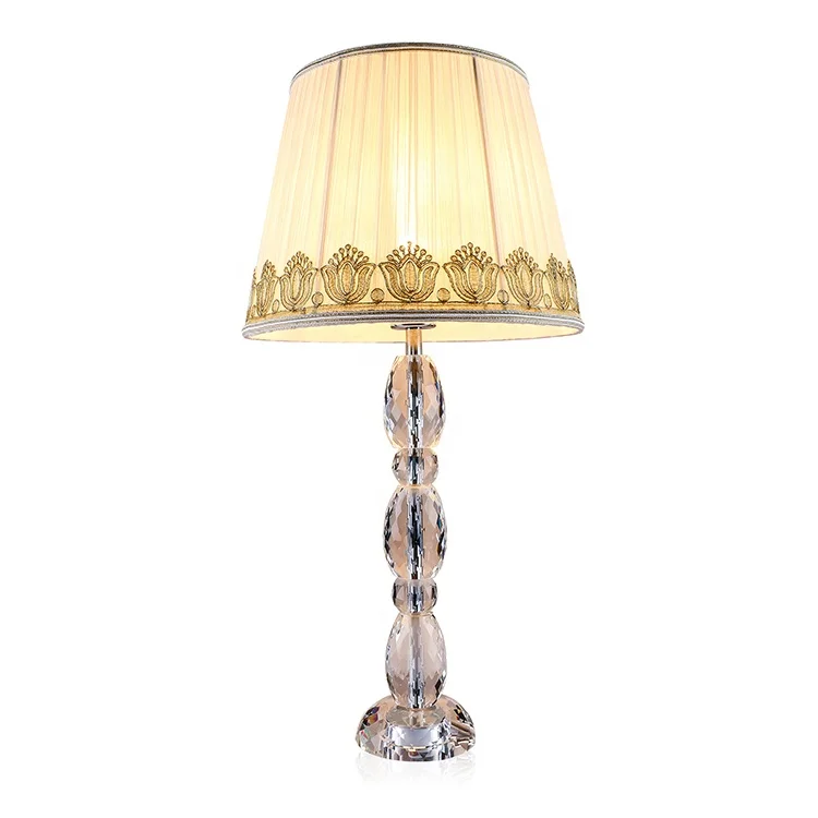 Modern luxury crystal light for hotel home living room decoration crystal table lamp