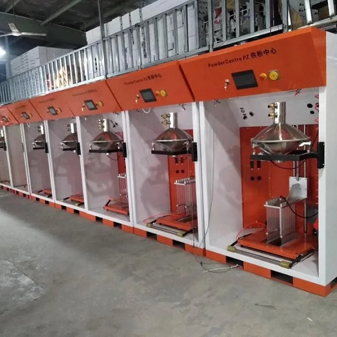 Fast Color Change Powder Feed Management Center For Automatic Line