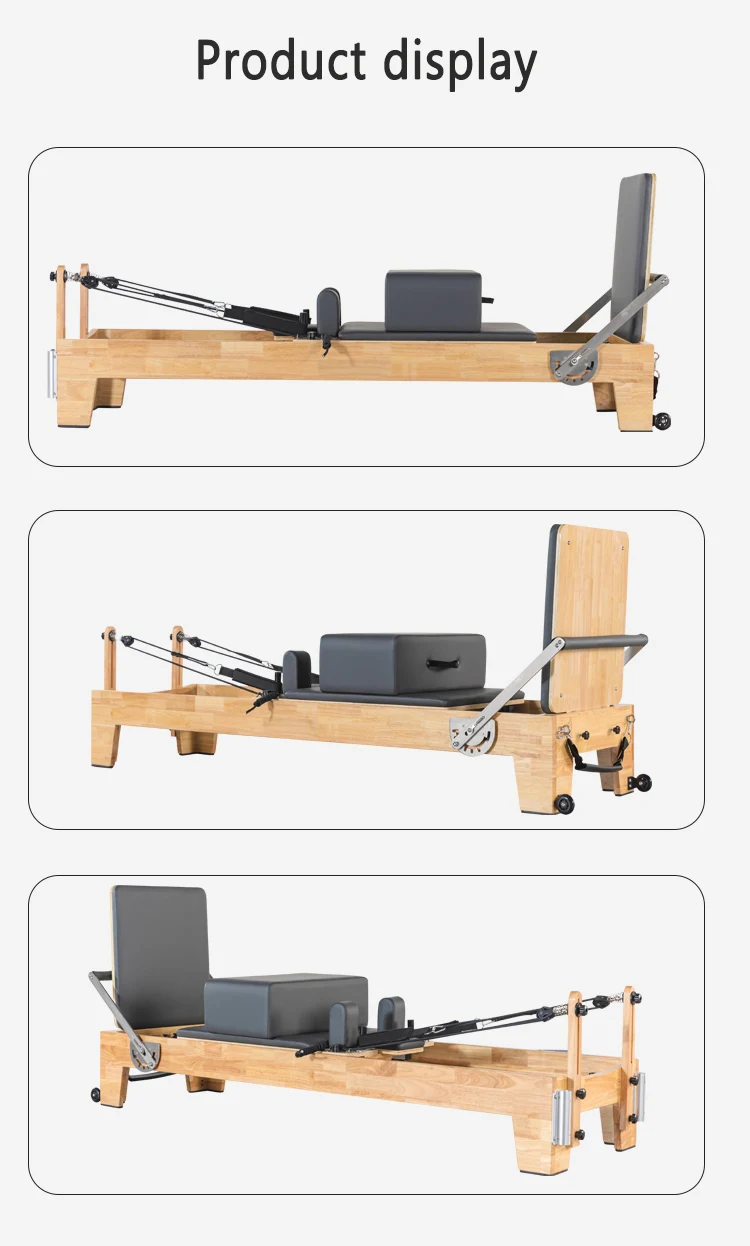 Bilink Oak Wood Reformer Pilates Pliable Exercise Training Yoga Trainer ...