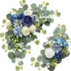 blue and white