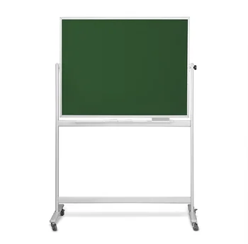 Movable Double-Sided 360 Degree Rotatable Magnetic Whiteboard for Office & School Writing Board Whiteboard
