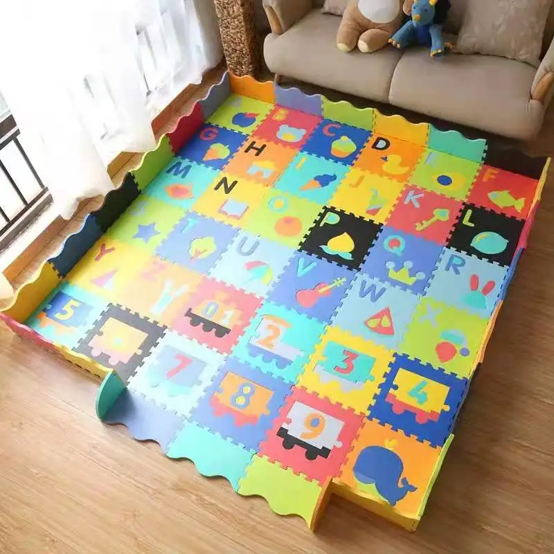 EVA Alphabet  Foam Number Letter Interlocking Mats Puzzle Toys for Kids Soft Floor Play Carpet Educational Crawling Mat Baby Toy