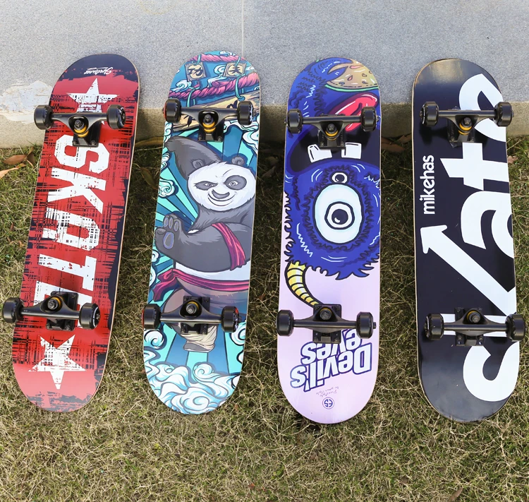 High Quality 7 Layers Chinese Maple Skateboard Professional Double