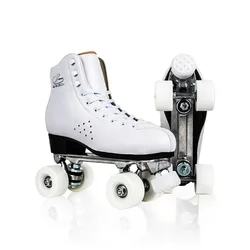 Hot sale factory roller skates for skating rink rental flashing roller skates 4 PU wheels quad