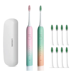 Teeth Whitening Cleaning Adult Soft Bristle Electric Sonic Toothbrush