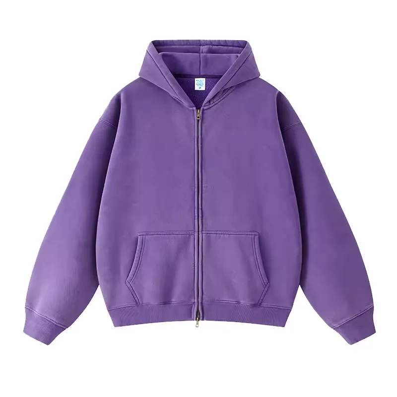 トップスその他 PARTIMENTO Oversized Pique Half Sweatshirt Purple Oversize P WXM_Oversized_Hoodie_washed_pu