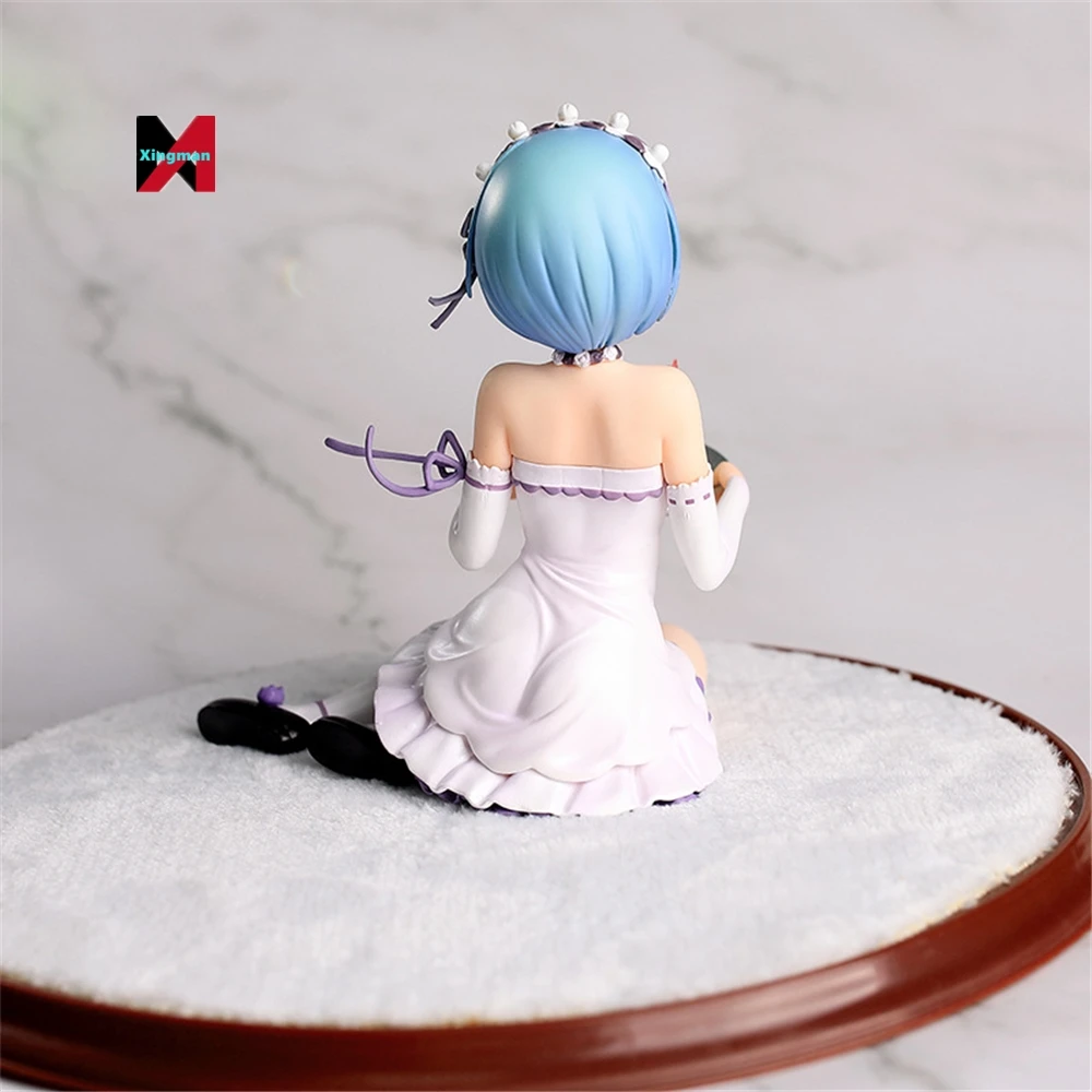 13cm Action Figure Re:life In A Different World From Zero Rem Re Zero  Birthday Cake Ver. PVC Collection Model Toy Birthday Gift