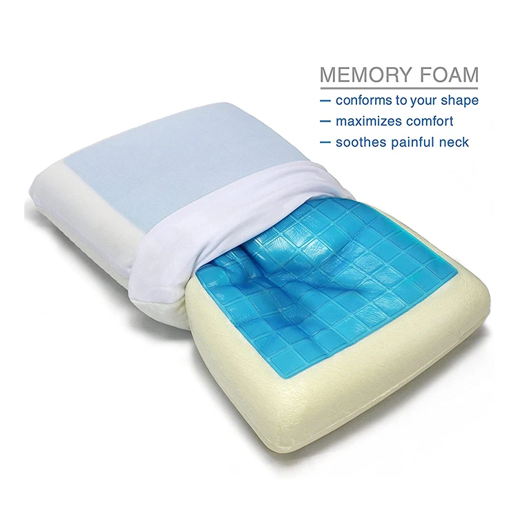 Китай производитель охлаждающий гель пены памяти подушка гель