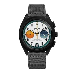 OEM Custom Watch Logo VK64 Diver Quartz Watches Luxury 39MM Japan Original Movement Quartz Watch Waterproof with 10ATM