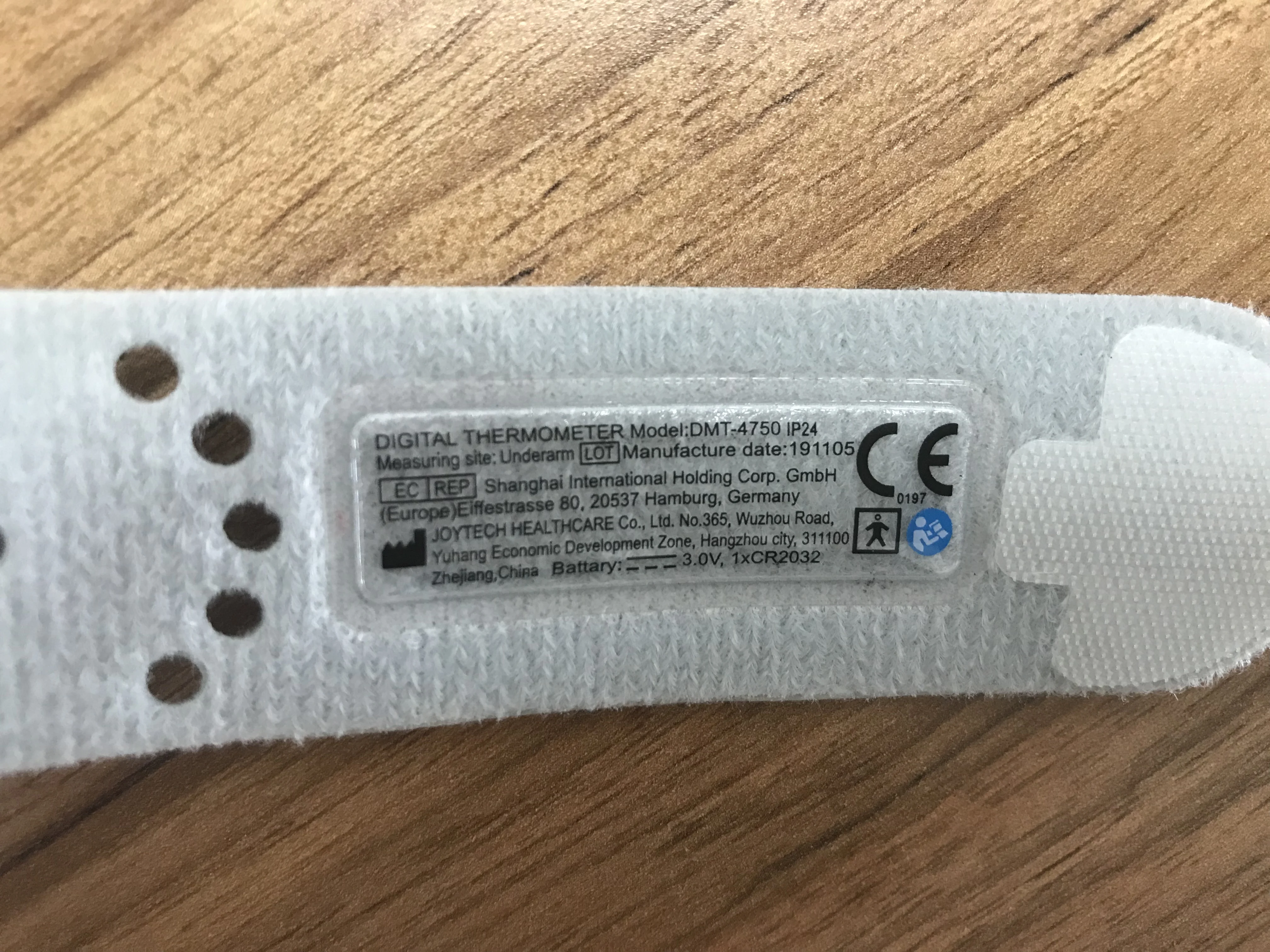 24 Hours Baby Care Armpit Use Thermometer Continuous Temperature