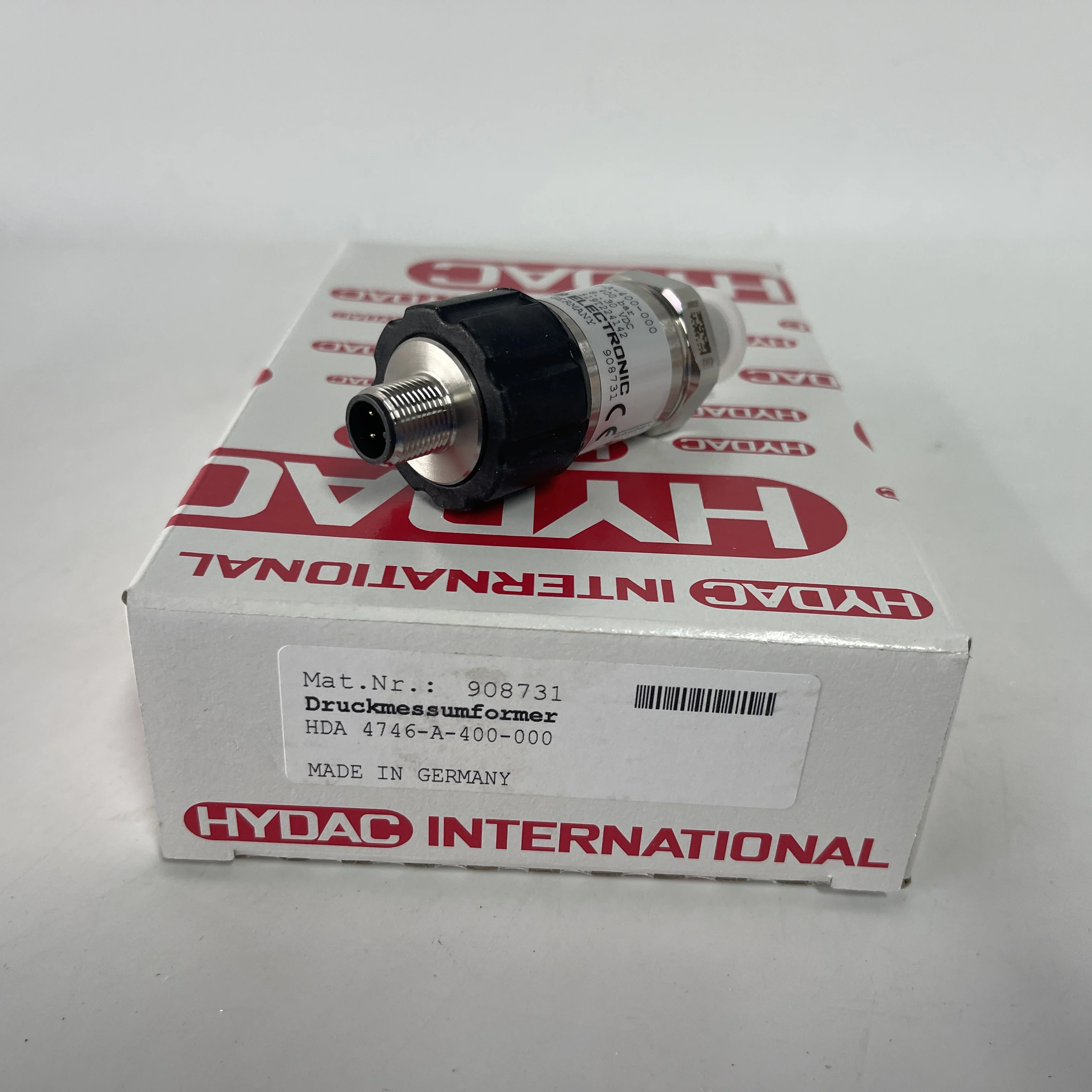 Hydac Pressure Transmitter / Pressure Sensor HDA 4746-A-400-000 Mat.No.908731 Hydac Pressure Transmitter / Pressure Sensor HDA 4746-A-400-000 Mat.No.908731
