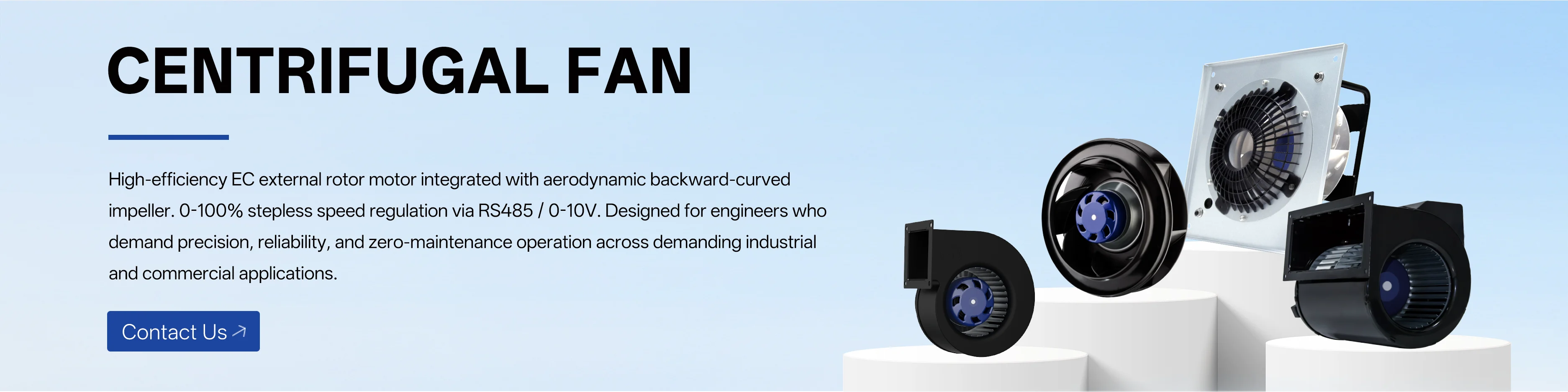 Centrifugal Blower, 24V, Plastic, Brushless, Radial - detail 4