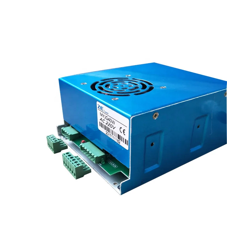 Laser Power Supply 40W for CO2 Laser Engraver Cutter AC 110V Laser Power Supply 
