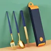 Gold+Dark Blue 3pcs set