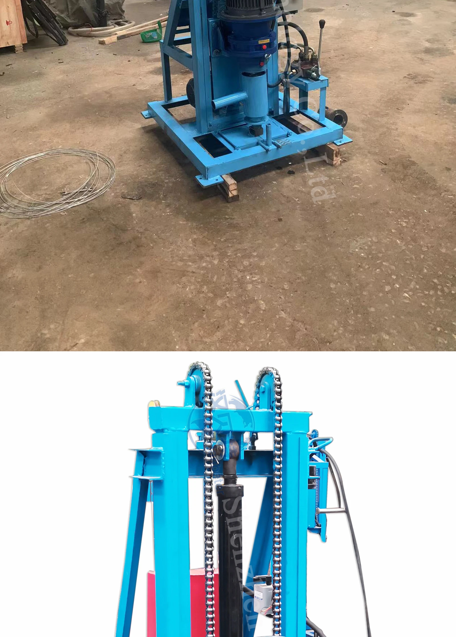 100m Electro-hydraulic Height-adjustable Deepwater Rock Drilling Rig Is ...