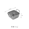 Cesta para snacks con orejas 10,5*10,5cm (plateada)