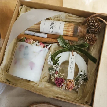 Luxury Handmade Customise Aromatherapy Rose Dried Flower Christmas Gift ...