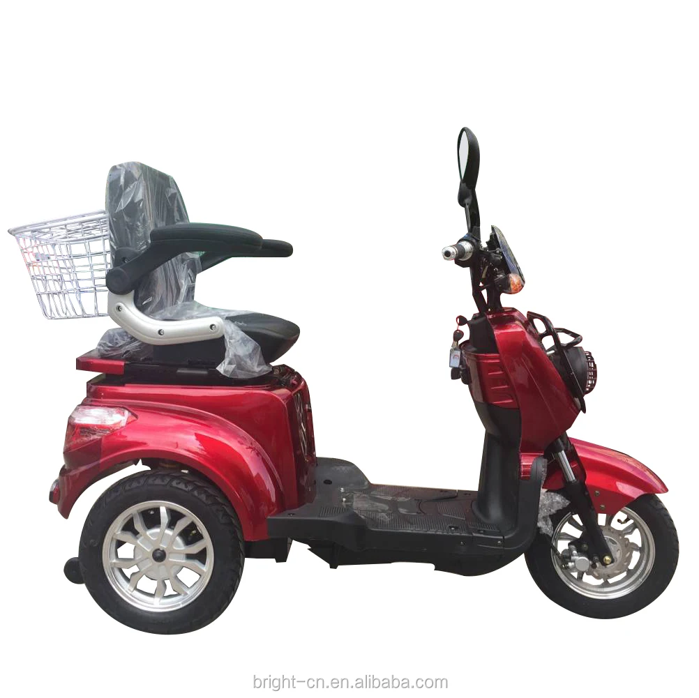 China Popular EEC COC Adults Three Wheel Handicapped Pedal Car 48v Auto Electric Tricycle for Disabled Open Body