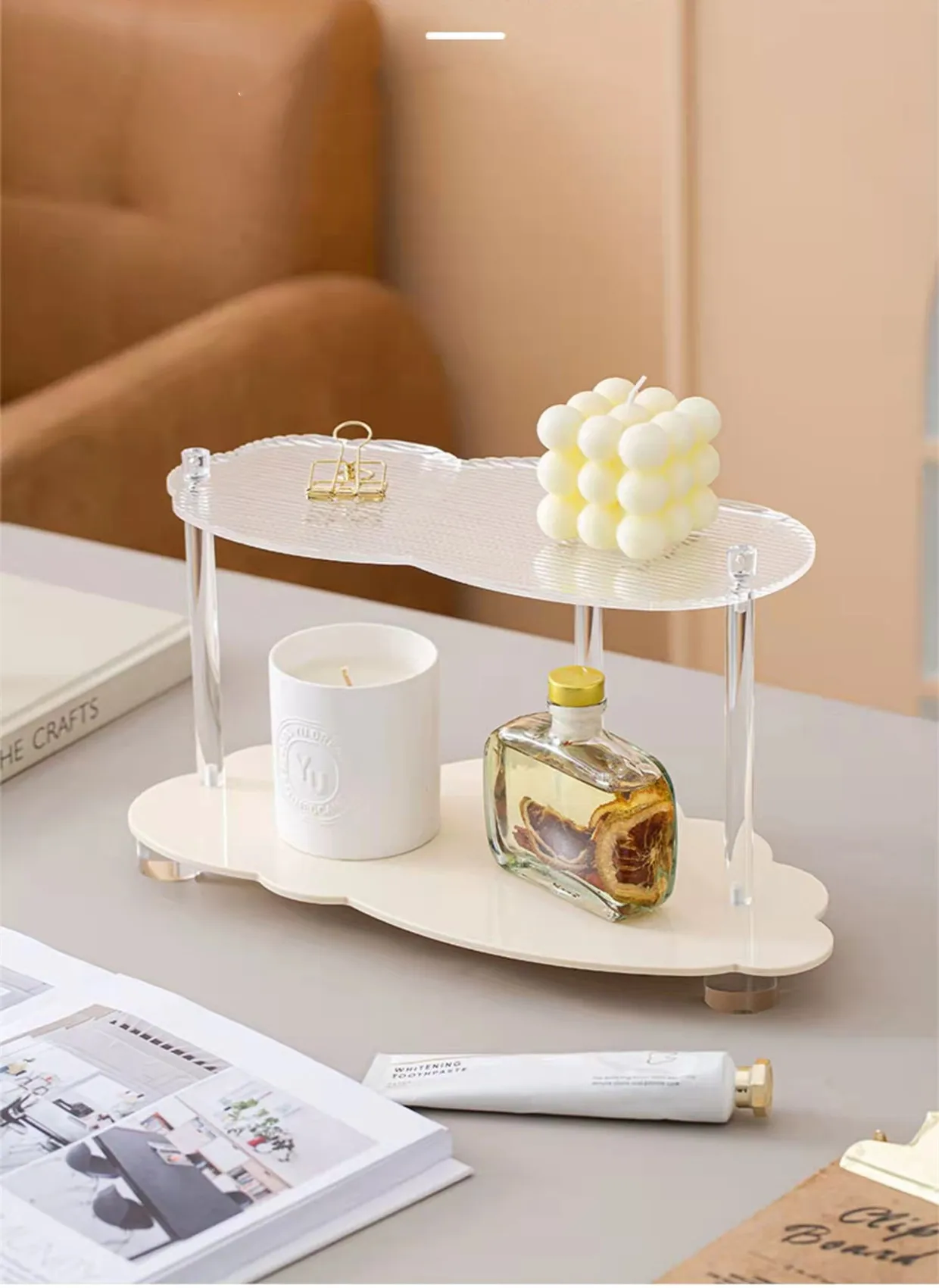 Acrylic Perfume Handicraft Candle Display Rack Senior Simple Wholesale