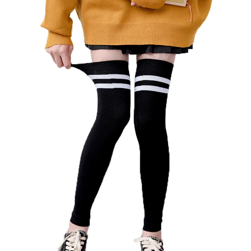 Black And White Strip Straight Leg 