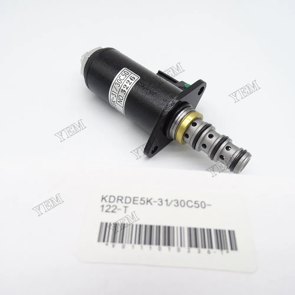 Solemoid Valve KDRDE5K-3V 30C50-122-T for Kobelco Fast Delivery Engine Parts