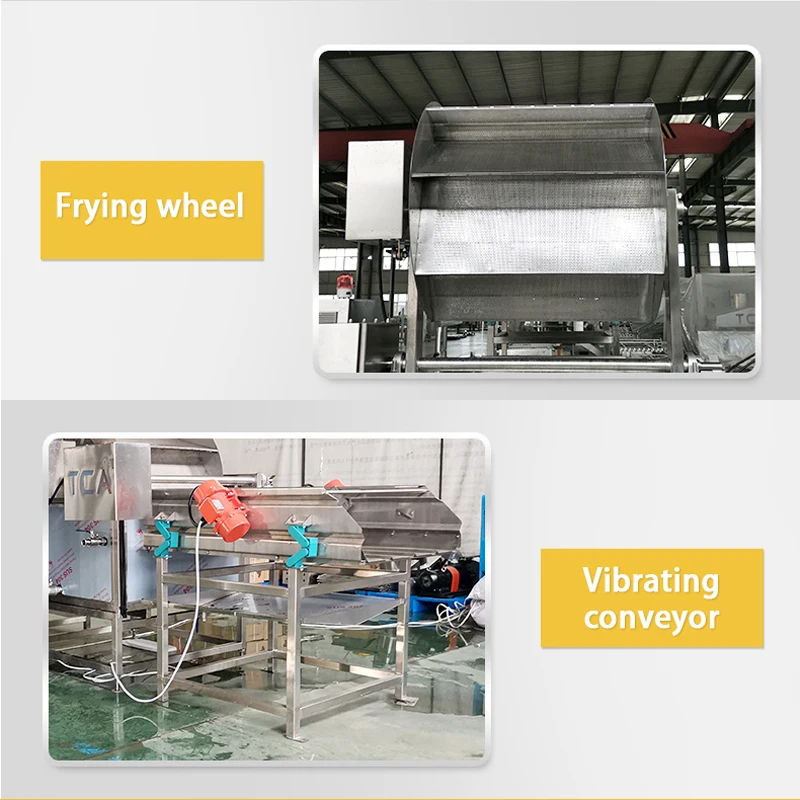 TCA High Quality Fried Broad Beans Puff Corn Snack Making Machine Sala Bugle Snacks Production Line
