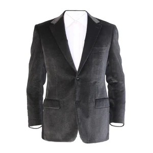 High-quality in Stock Simple Lapel Design Inner Pockets Multiple Functionality Design Dark Suit