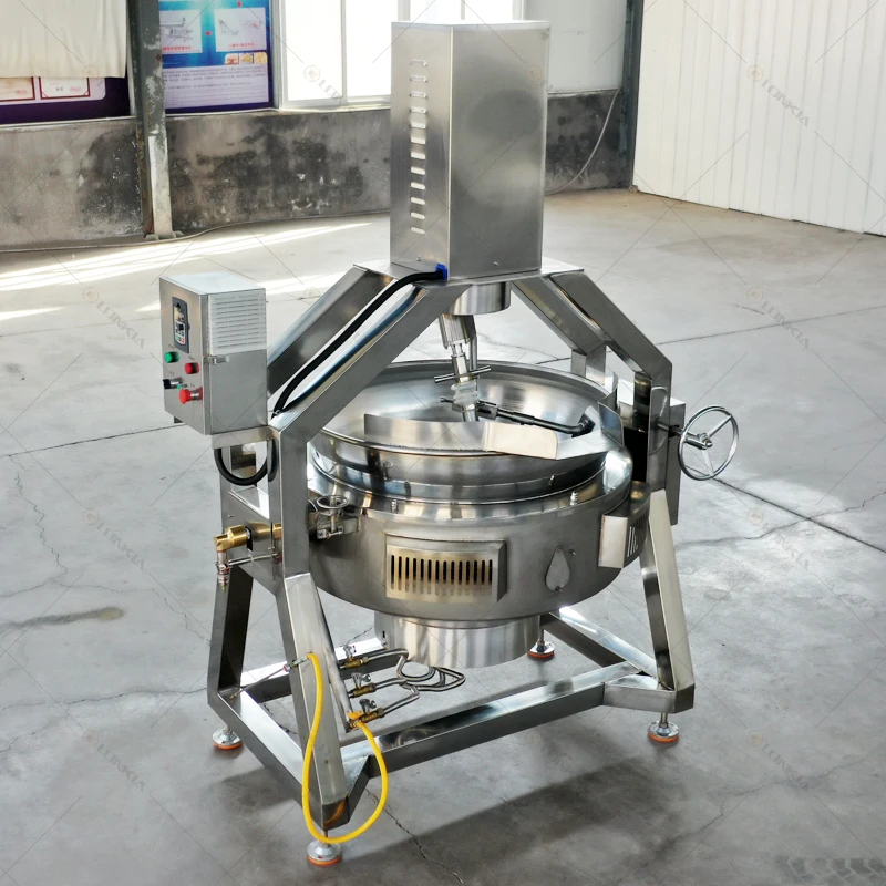 200l 600l 800l Jacketed Kettle Electric Gas Steam Heating Planetary ...