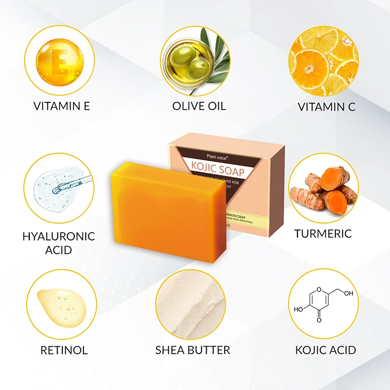 Custom Scented Face Body Organic Bar Turmeric Soap Wholesale Original