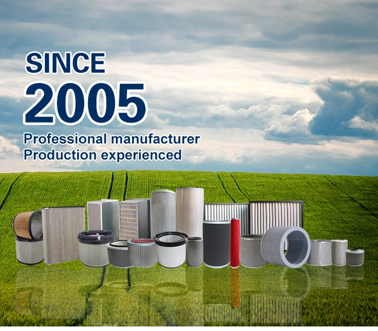 Stainless Steel Coalescing Filter Element with 99% Efficiency and 0.3u Porosity for Gas/Liquid Separation