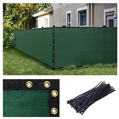 6ft X 50ft Hdpe Dark Green Privacy Fence Screen /windbreaker Net ...