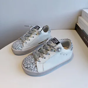 Wholesale Children Girl Sequins Stars Kids Sneakers Kids Star Shoes Casual Girls Sneakers Kids