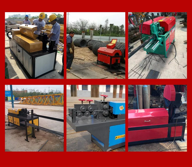 Fully Automatic Steel bar Straightening and Cutting All-in-one Machine Round Steel Threaded Steel Plate bar CNC Cutting Machine