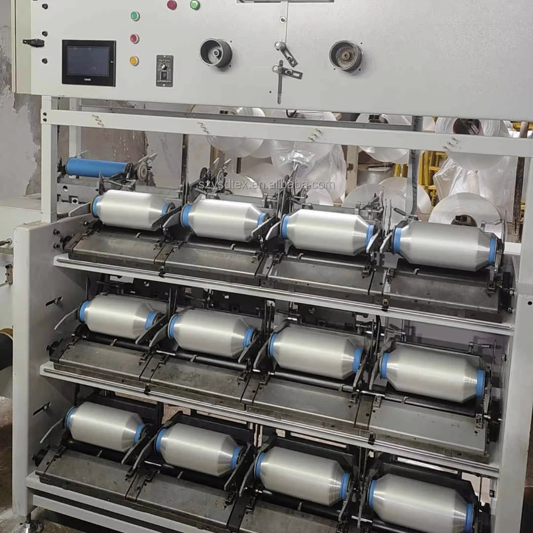 High-Speed Nylon & Polyester Mother Yarn Splitting Machine Textile Machinery for Manufacturing Plant Rolling on Paper Tube