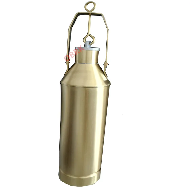 Universal All Level Sampling Copper Brass Steel Bottles Liquid Petrochemical Oil Sample Sampler Dead Bottom Tank Oil Sampler