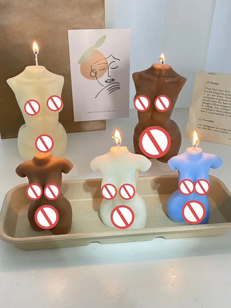 Wholesale New Design Body Candle Mold Female Body Shape Scented Candles