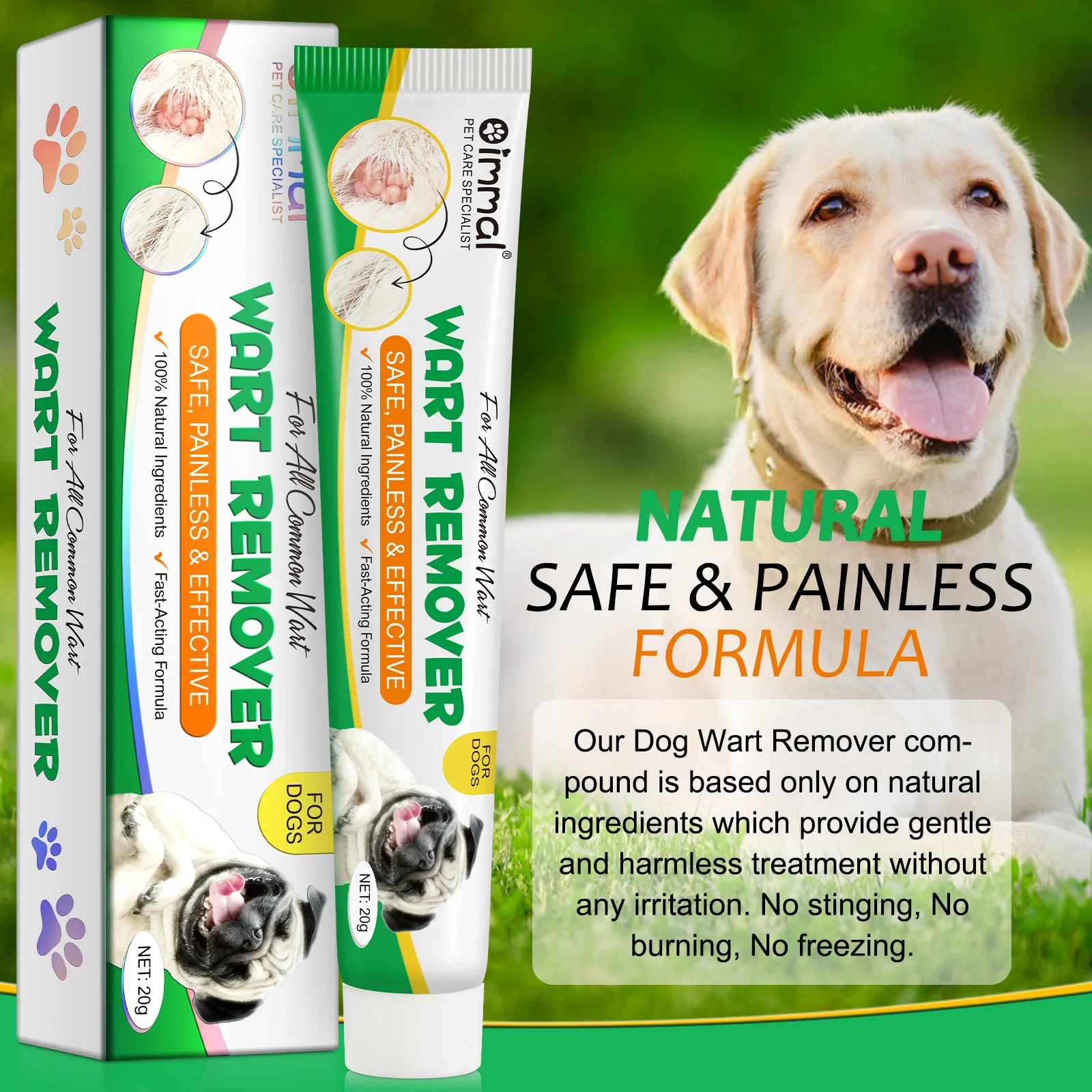 Natural Treatment No Injury Quickly Eliminate Safe Painless Dog Skin