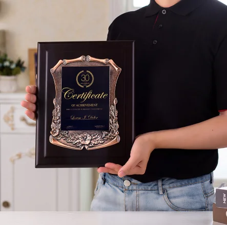 Чистый деревянный щит, Бляшка с сублимационной печатью, Бляшка 20*30 см