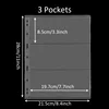 Transparent 3 pockets