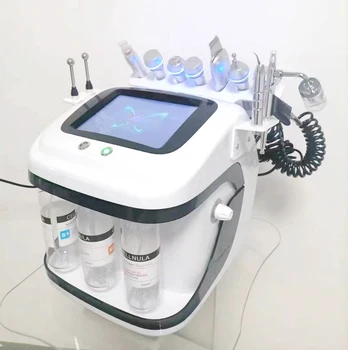 Multifunction 10in1 Hydra Dermabrasion Facial Machine Black Pearl Cleaning Face Skin Care Beauty Equipment