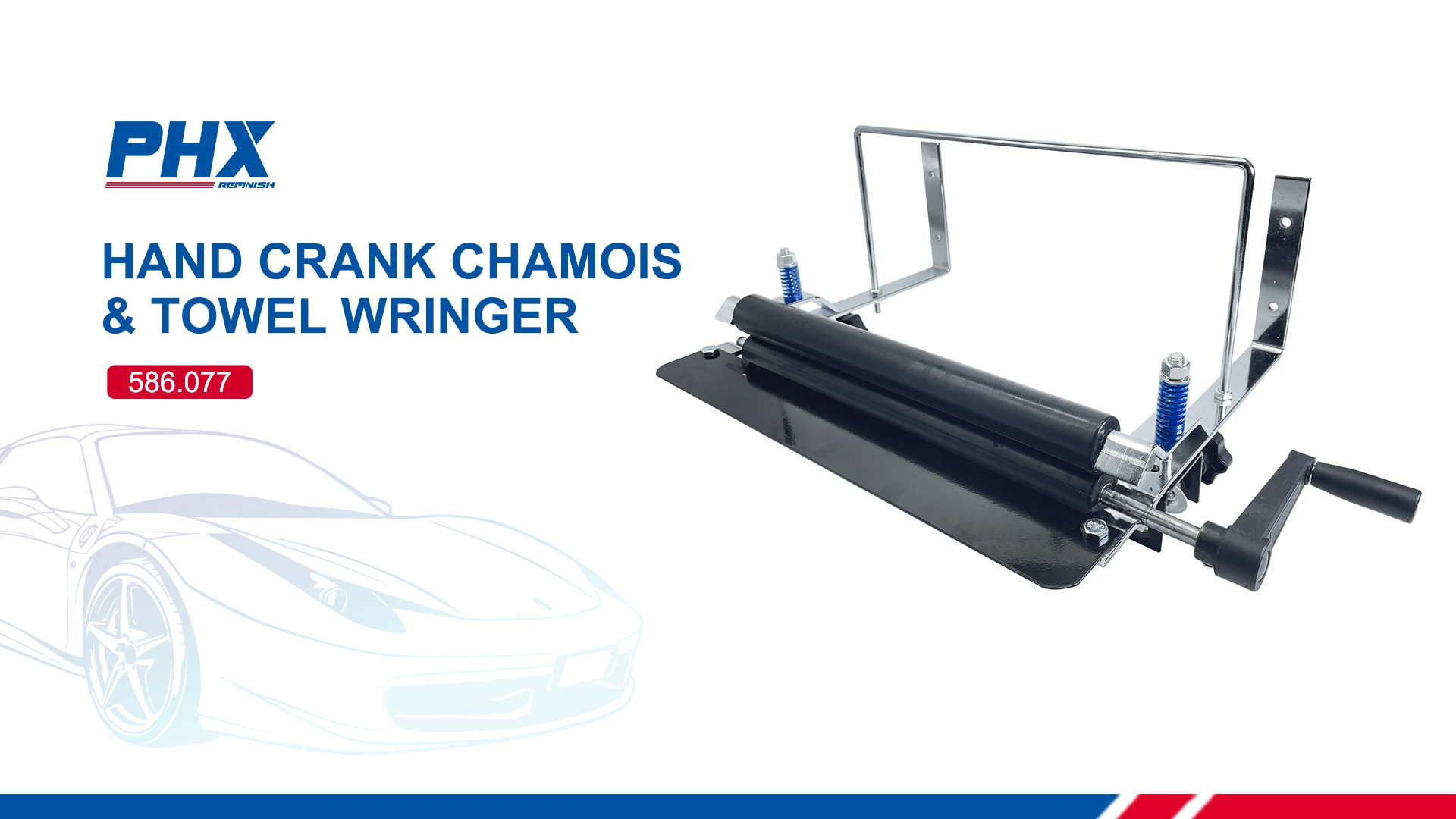 Hand Crank Chamois & Towel Wringer Manual Clothes Wringer Car Wash