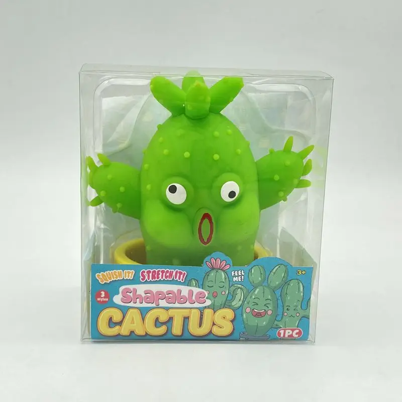Sensory Training Stress Relief Cactus Squishy Toys for Kids
