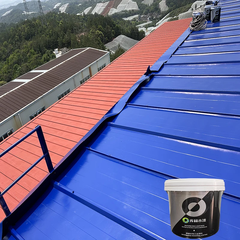 Eco-Friendly Color Steel Tile Metal Roof Paint Special Anti-Rust Waterborne Industrial Varnish for Electrical Insulation