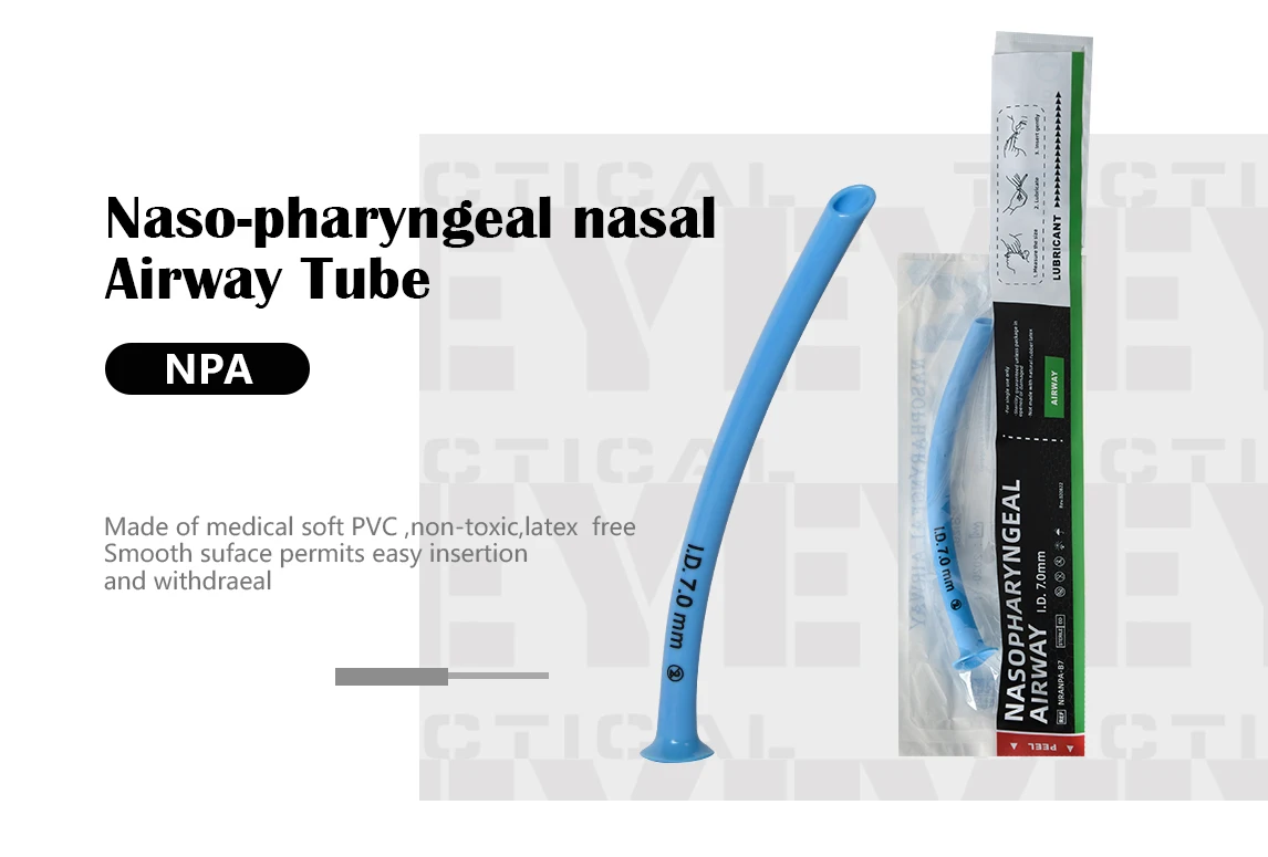 Trauma First Aid Emt Nasopharyngeal Airway Kit Sasal Tube Device Npa 