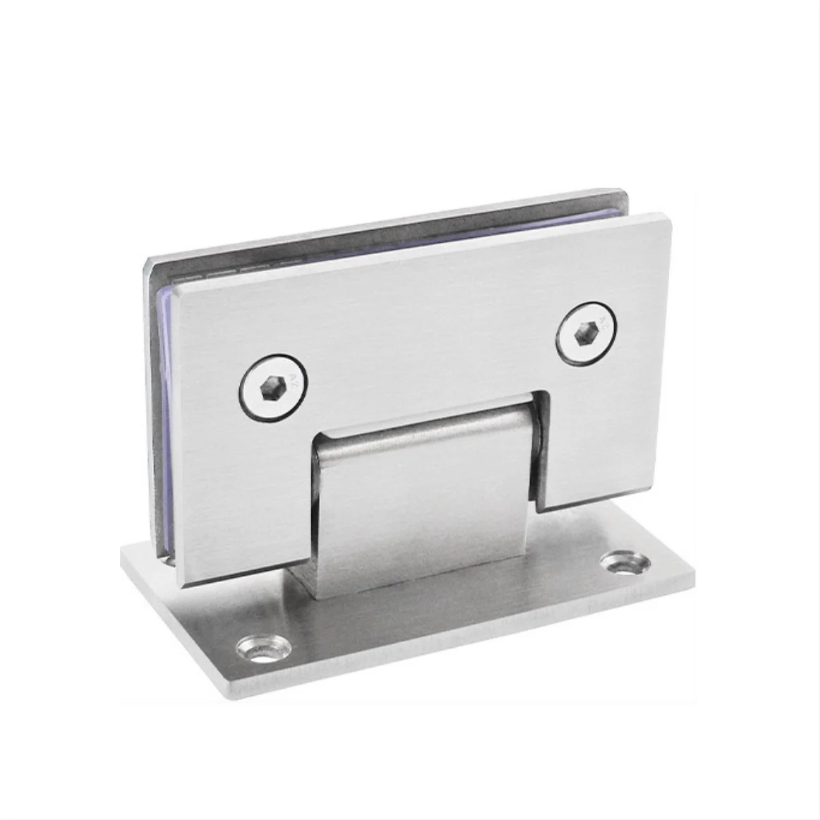 Shower Door Hinge Glass Clamp Clip 180 Degree Hinge For Frameless