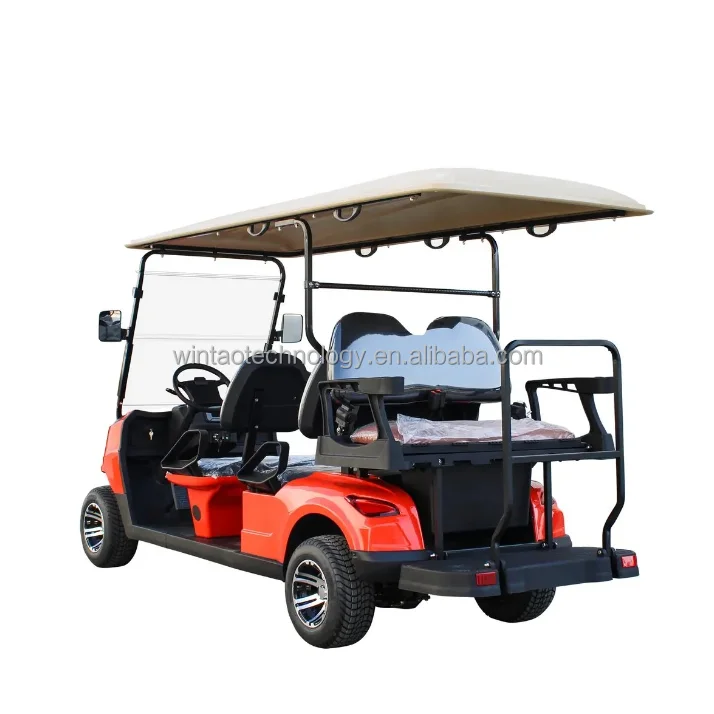 Wintao 72v Lithium Battery 4 Wheel Drive Cargo Buggy 2 Seater Electric