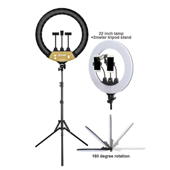 2021 High Quality Led Selfie Ring Light 22 Inch for Ring Light Photography Streaming Video Tiktok Hair Salon detail image