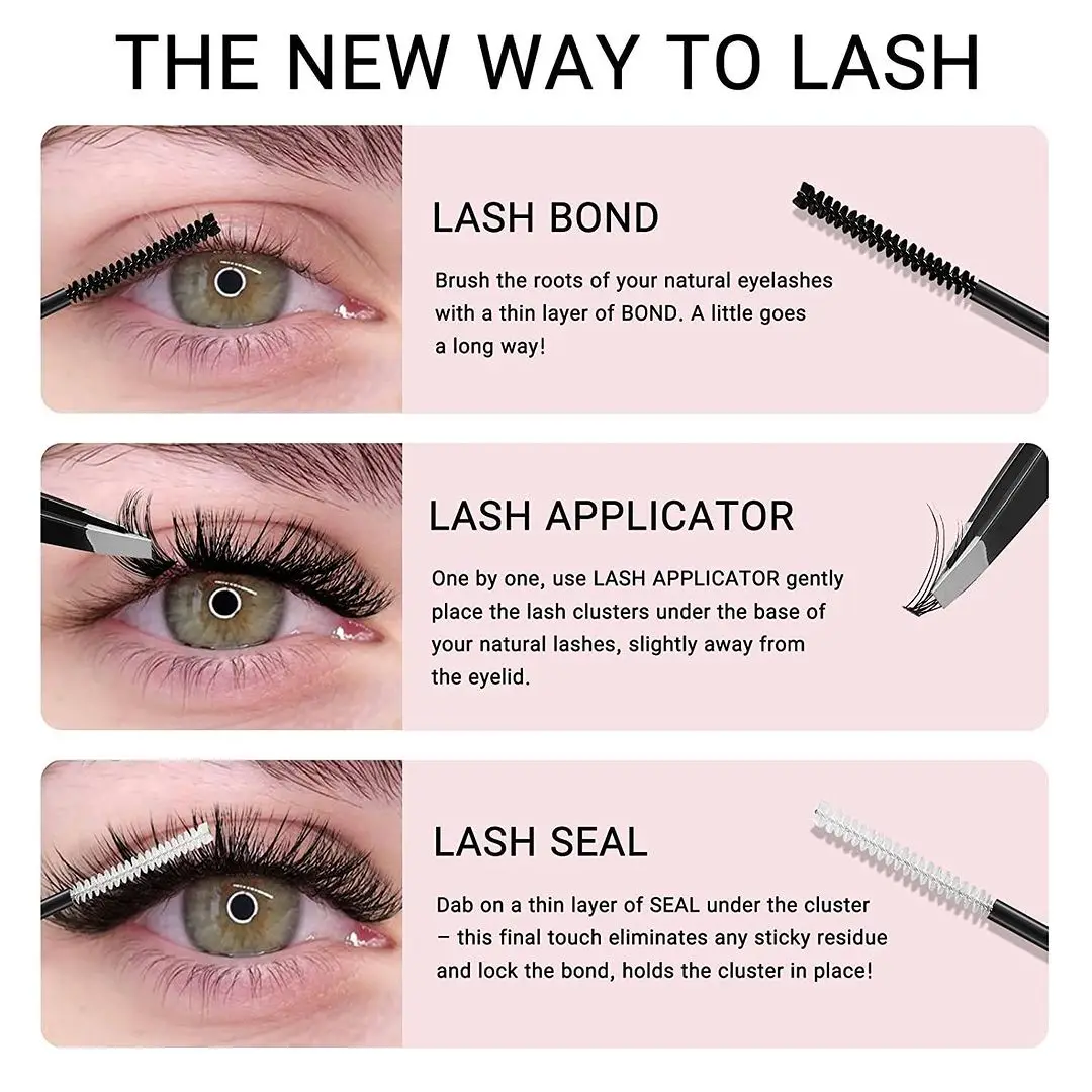 Hilash Customie Diy Full Strip Eyelash Extension Wholesale Pre-cut ...