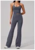 Set reggiseno U e leggings a campana grigio